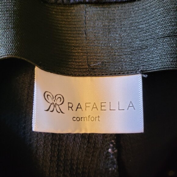 Rafaella Comfort Stretch Pull On Dress Pants Size 16 Navy Blue - Picture 6 of 7